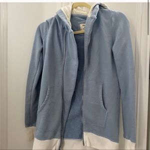 Abercrombie Light Blue Zipper Jacket